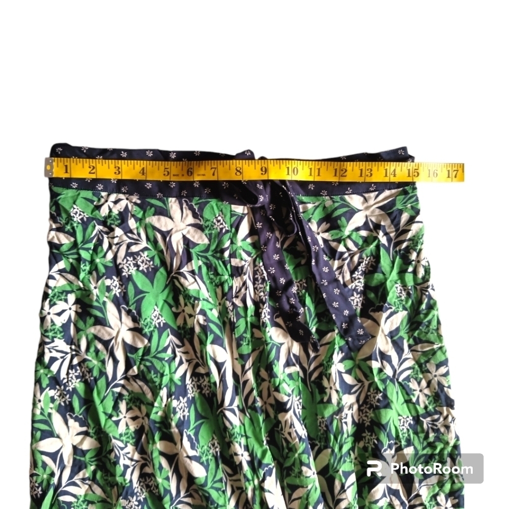 🦚Anthropologie Velvet By Graham & Spencer Susannah Wrap Midi Skirt. Size S - Picture 12 of 15